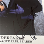 The Undertaker & Paul Bearer Original WWF 8 x 10 Promotional Photograph (JSA COA)