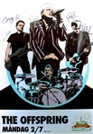 The Offspring: Holland, Kriesel, Noodles, Parada Signed Concert Poster (4 Sigs)(ACOA)