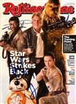 Star Wars: Multi-Signed Rolling Stone Magazine Cover w/ Mayhew, Ford & More! (5 Sigs) (SWAU LOA) 