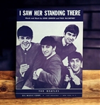 The BEATLES: Original Vintage Sheet Music – "I Saw Her Standing There" (1963) (Unsigned)