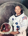 Neil Armstrong RARE Signed UNINSCRIBED 8" x 10" NASA Photograph (JSA)