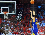 Stephen Curry Signed 8" x 10" Photograph vs Houston Rockets in 2015 WCF 40 Point Performance! (JSA)