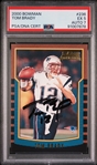 Tom Brady Signed 2000 Bowman Rookie Card #236 (PSA/DNA)
