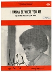 Michael Jackson Autographed “I Wanna Be Where You Are” Sheet Music (USA) – 1980s/1990s Era (Tracks LTD)