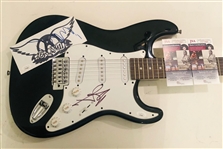 Aerosmith: Steve Tyler & Joe Perry Signed Stratocaster Style Guitar (JSA) (John Brennan Collection)