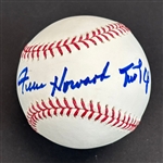 Willie Mays SIngle Signed OML Baseball with RARE "William Howard Mays Jr" Inscription Graded PSA/DNA MINT 9