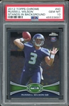 Russell Wilson 2012 Topps Chrome #40 Rookie Card PSA Graded Gem Mint 10!