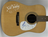 Neil Young Signed Custom Graphic Acoustic Guitar (PSA/DNA)