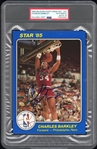 Charles Barkley Signed 1984-85 Star Court Kings #41 5x7 Rookie Card with GEM MINT 10 Autograph (PSA/DNA Encapsulated)