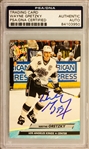 1992-93 Fleer Ultra #83 Wayne Gretzky Signed Trading Card (PSA/DNA Encapsulated)