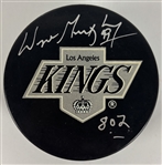 Wayne Gretzky Signed LA Kings Official NHL Hockey Puck with RARE "802" Inscription (Beckett/BAS LOA & PSA/DNA)