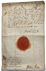 King Of Prussia: Frederick William I Signed 1732 Document (Third Party Guaranteed)