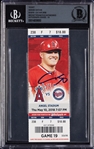 Shohei Ohtani signed Angel Stadium Ticket - May 10, 2018 5th MLB Home Run Graded 10 (Fanatics / MLB / Beckett)