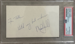 Star Wars: Mark Hamill Vintage Signed & Inscribed 3" x 5" Index Card (PSA/DNA Encapsulated)