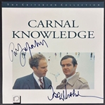 Carnal Knowledge Laserdisc Signed by Jack Nicholson and Art Garfunkel (2 Sigs) (JSA LOA)