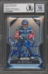 DK Metcalf Signed 2019 Panini Prizm #343 RC w/ Gem Mint 10 Auto! (Beckett/BAS Encapsulated)