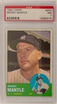 Mickey Mantle 1963 Topps #200 Baseball Card - PSA Graded NM 7