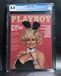 Dolly Parton October 1978 Playboy Magazine – CGC 8.0 Encapsulated Newsstand Edition