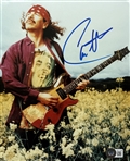Carlos Santana Rare In-Person Signed 8" x 10" Color Photo (Beckett/BAS LOA)