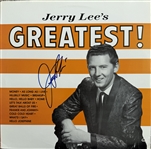 Jerry Lee Lewis In-Person Signed "Greatest" Record Album (Beckett/BAS LOA)