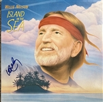 Willie Nelson In-Person Signed "Island In the Sea" Record Album (Beckett/BAS)