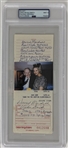 Anna Nicole Smith Rare & Desirable Signed Bloomingdales Receipt for $16,000 Worth of Jewelry on J. Howard Marshalls Credit Card! (PSA/DNA MINT 9)