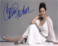 Star Wars: Carrie Fisher “Princess Leia” Signed 10” x 8” Photo from “A New Hope” (JSA LOA)